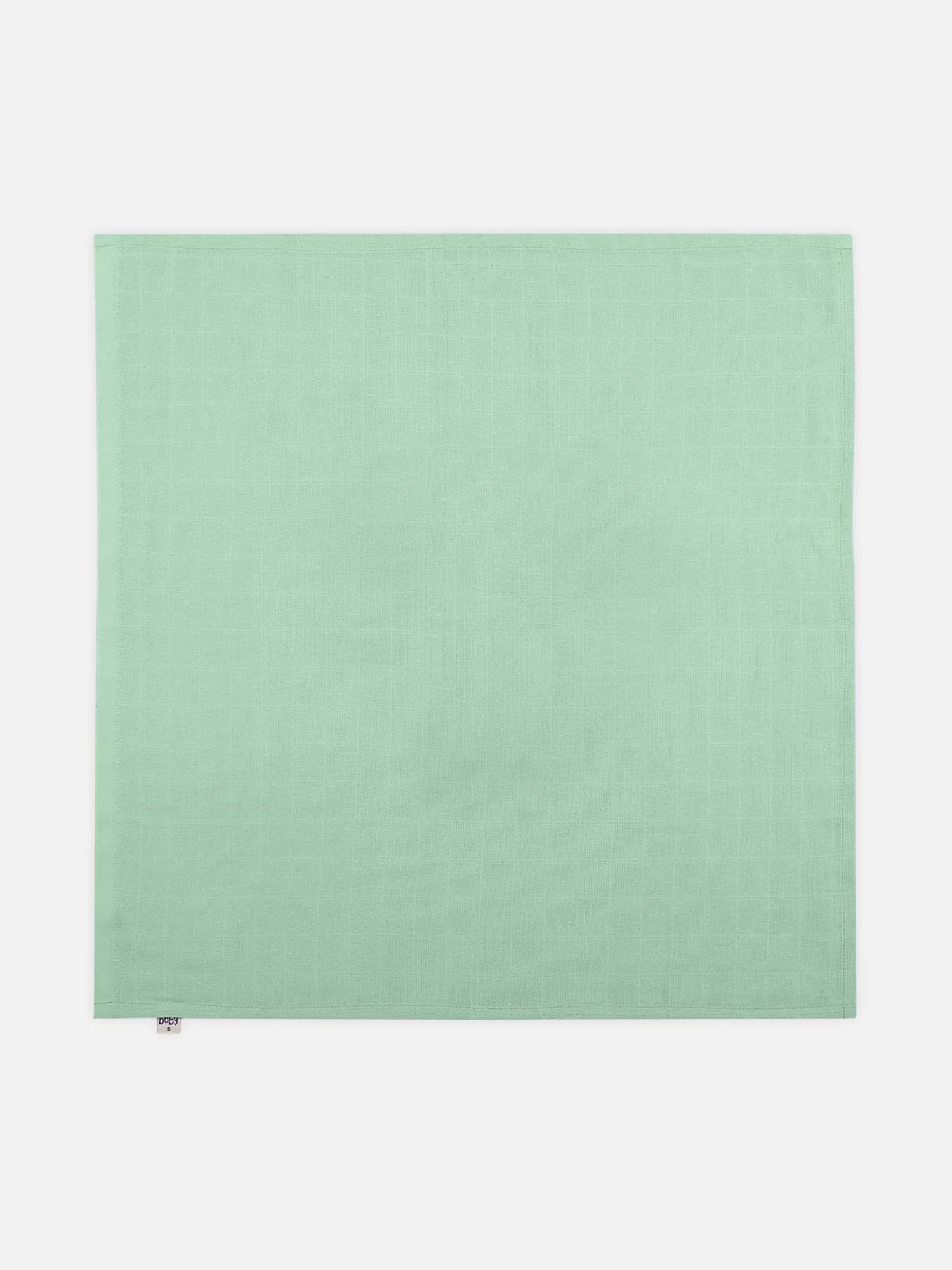 Oh Baby Plain Square Nappies Green - Sqpl