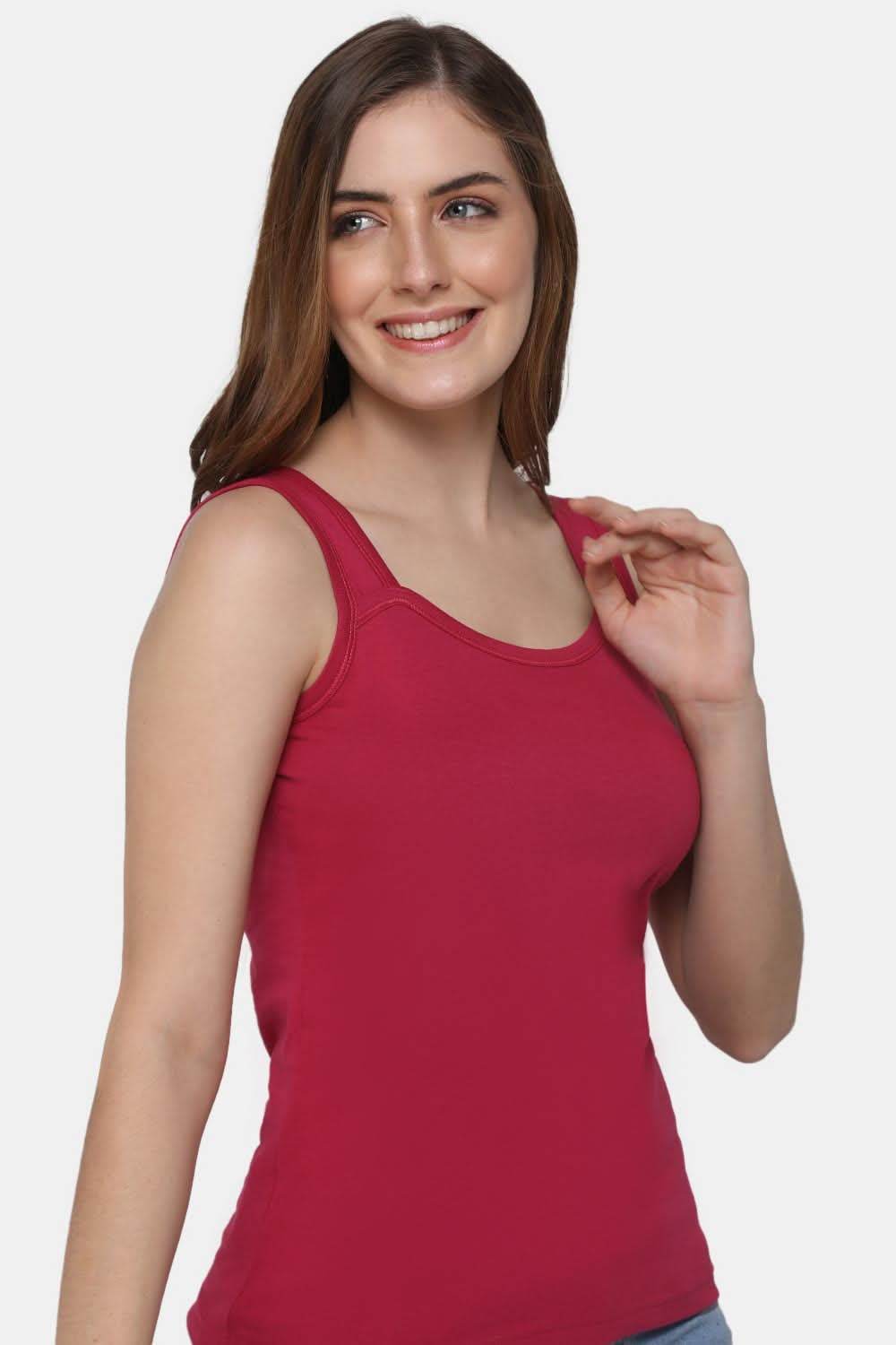 Full Coverage Sweat Absorbent Intimacy Cotton Tanktop - IN07 - Naidu Hall Family Store