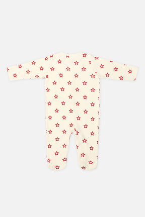 Oh Baby Body Suit Front Open White-B203
