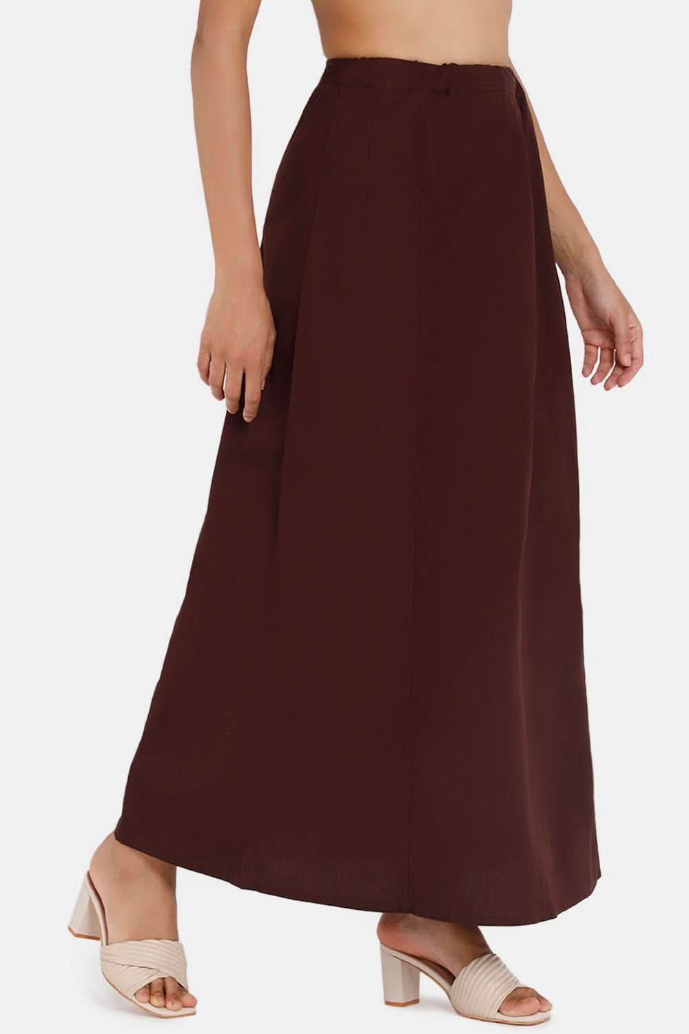 Premium 100% Cotton Saree Inskirt in Popular Colors | Naidu 7-Part Saree Hall Petticoat HC40 - Naidu Hall Family Store