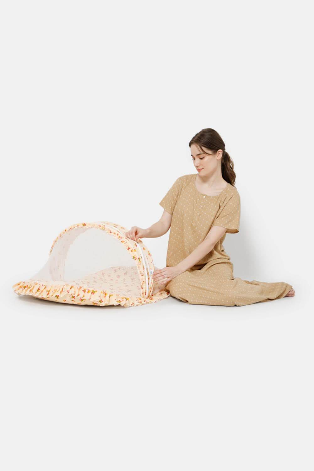 Oh Baby Printed Mosquito Net Bed Assorted - Without Pillow - Naidu Hall Family Store