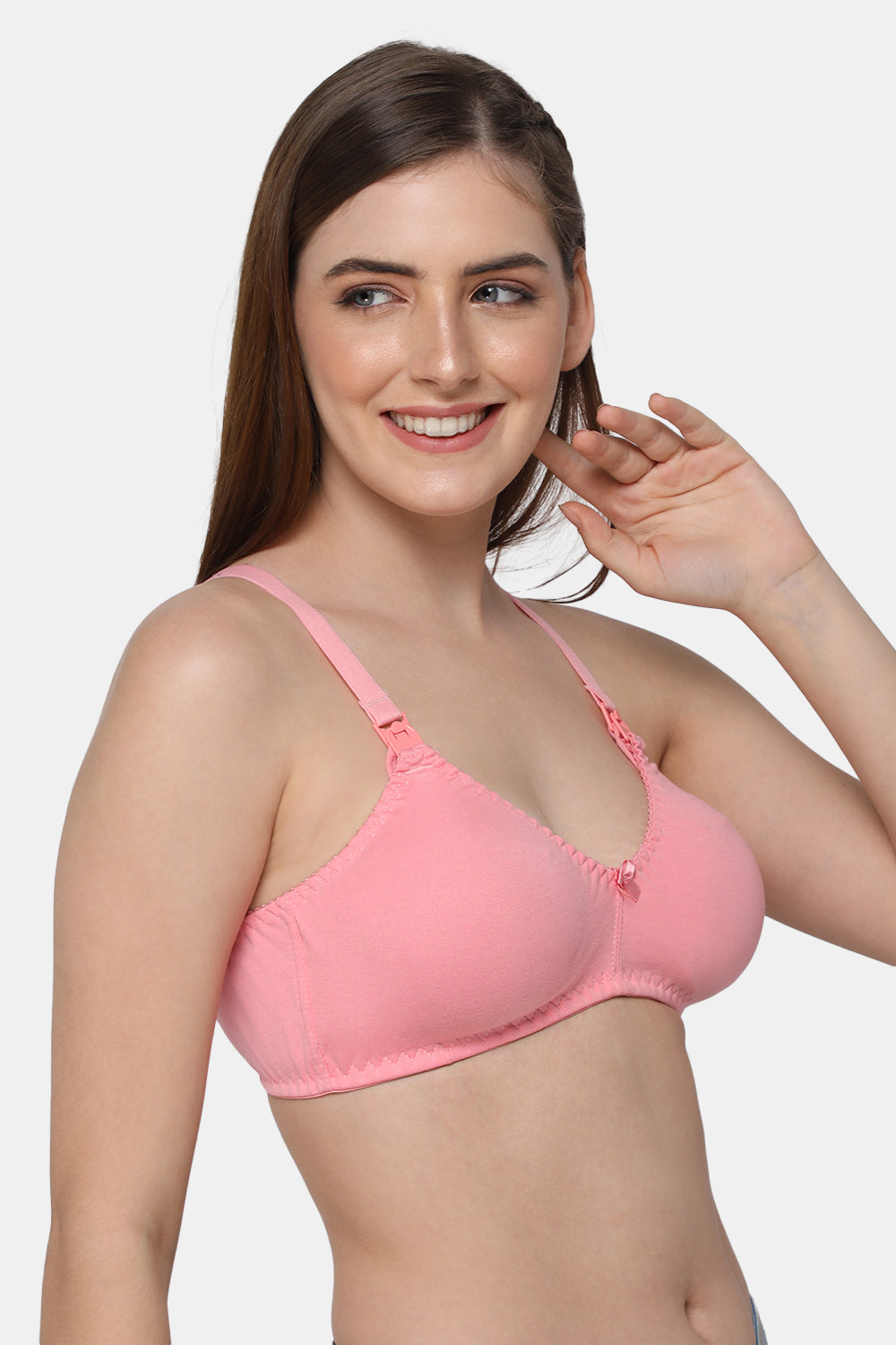 Medium Coverage Non-Wired Non-Padded Intimacy Feeding Bra - Nursing Bra - INT21