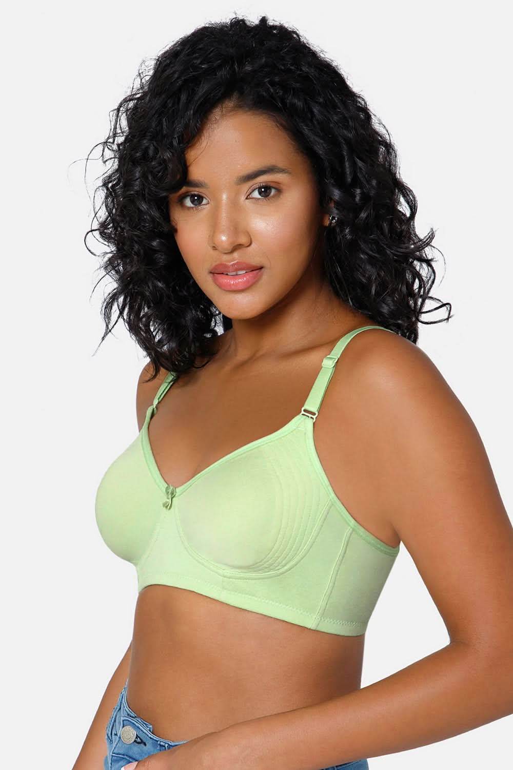High Coverage Non-Wired Non-Padded Intimacy T-shirt Saree Bra - ES02 - Light Shades - Naidu Hall Family Store