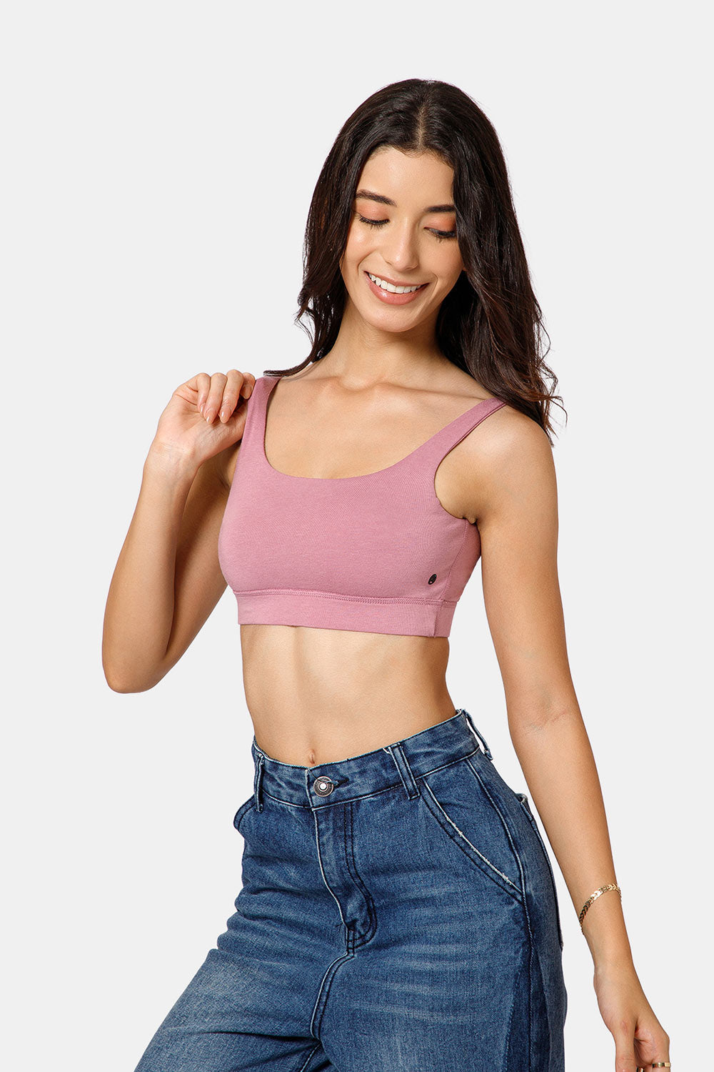 Intimacy Cotton Modal Non-Wired Non-Padded Bralette-GB01