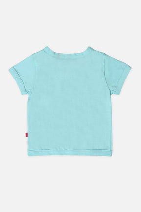Oh Baby T Shirts Front Open Light Blue-Ts12
