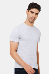 Enhance Crew Tshirt - Ecru Melange - ST08