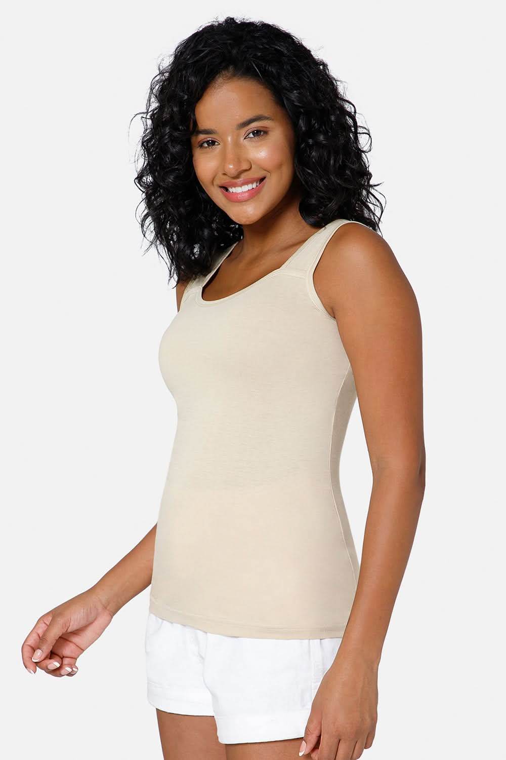 Full Coverage Sweat Absorbent Intimacy Cotton Tanktop - IN07 - Naidu Hall Family Store