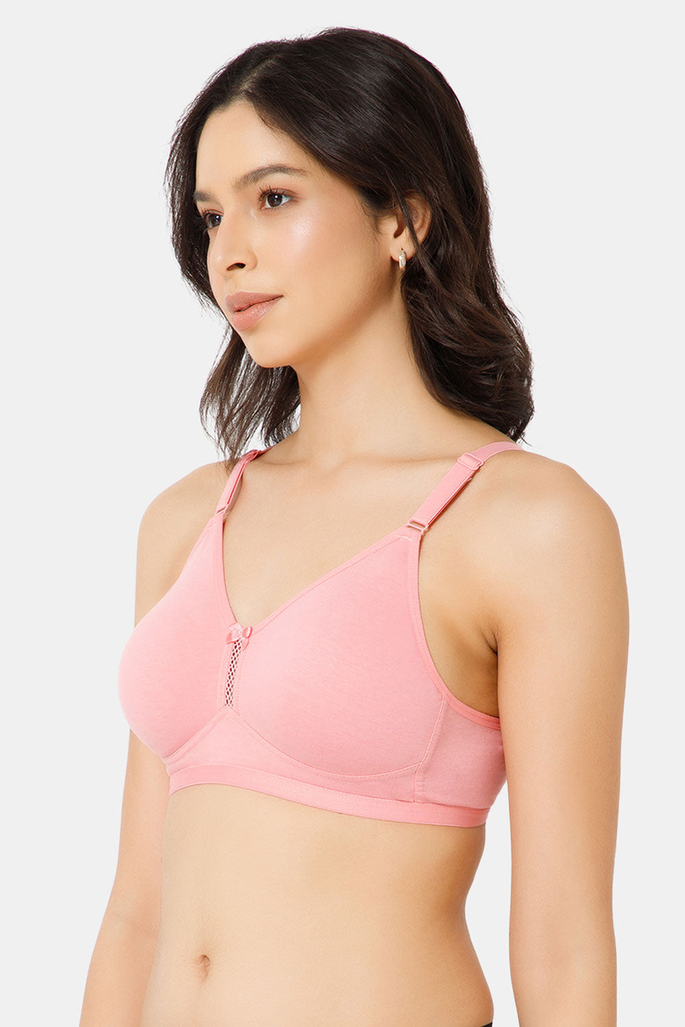 Naidu Hall High Coverage Non-Padded T-Shirt Bra- Light Pink