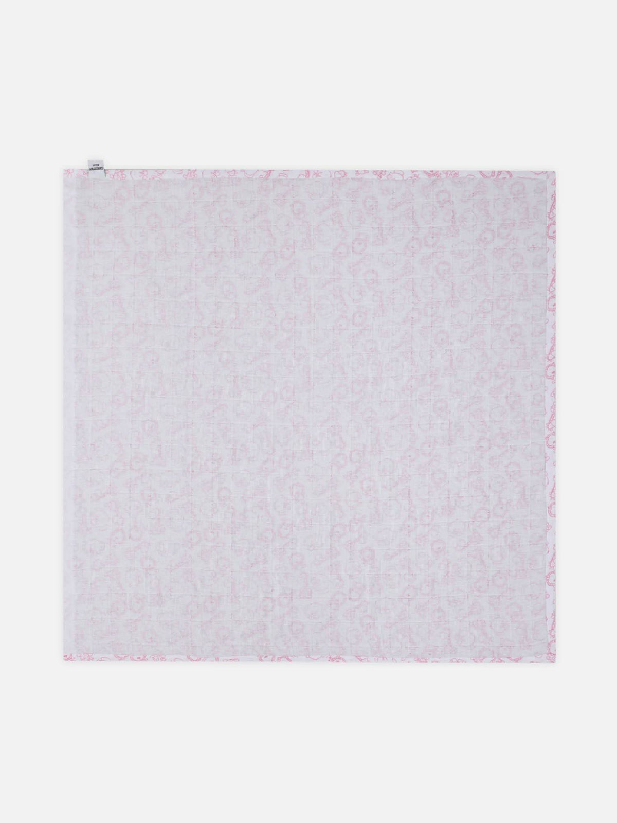 Oh Baby Cotton Printed Square Nappies - Pink - Naidu Hall Family Store