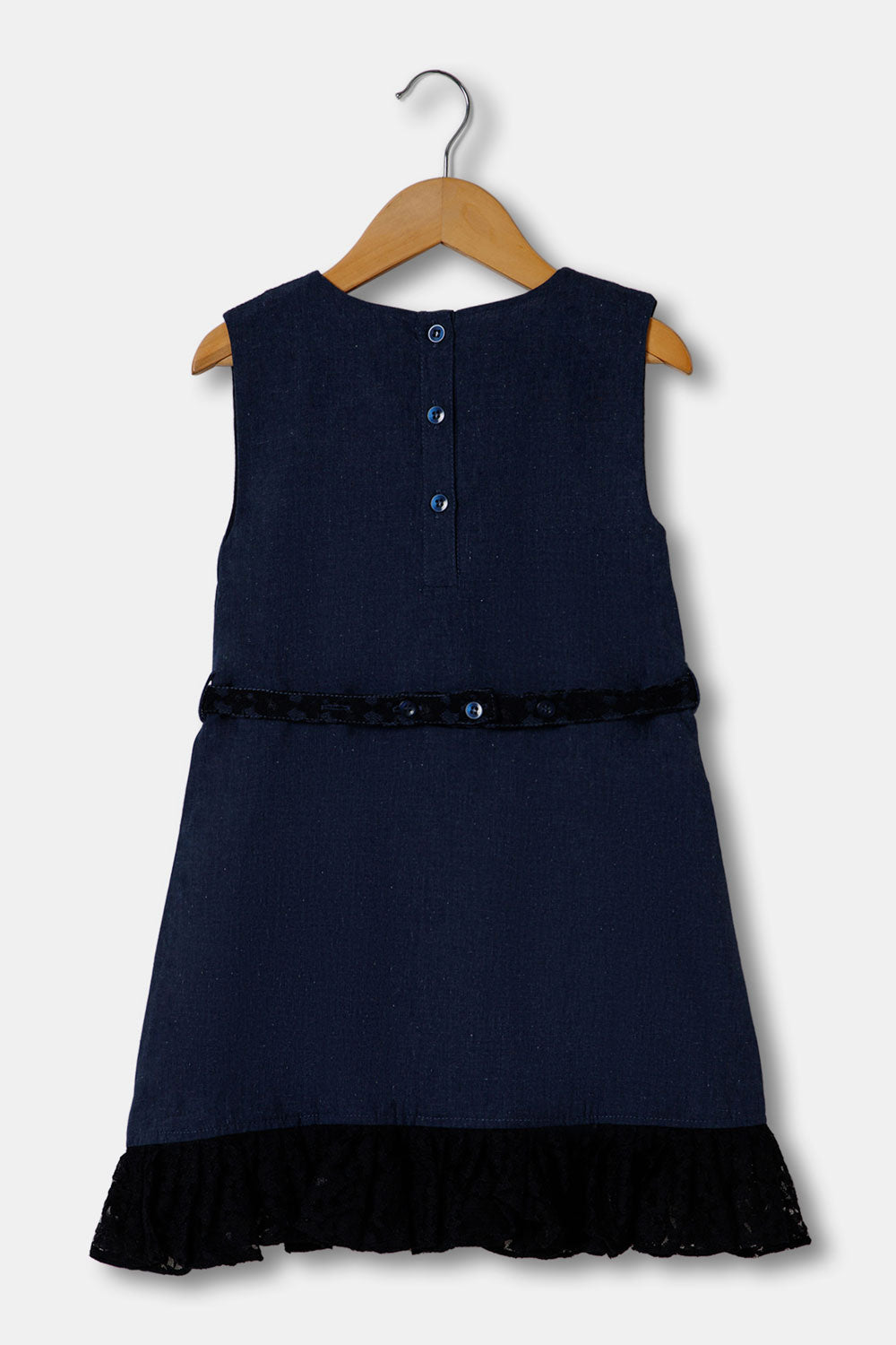 The Young Future Back Open  Girls Western Wear  - Navy  - DR09