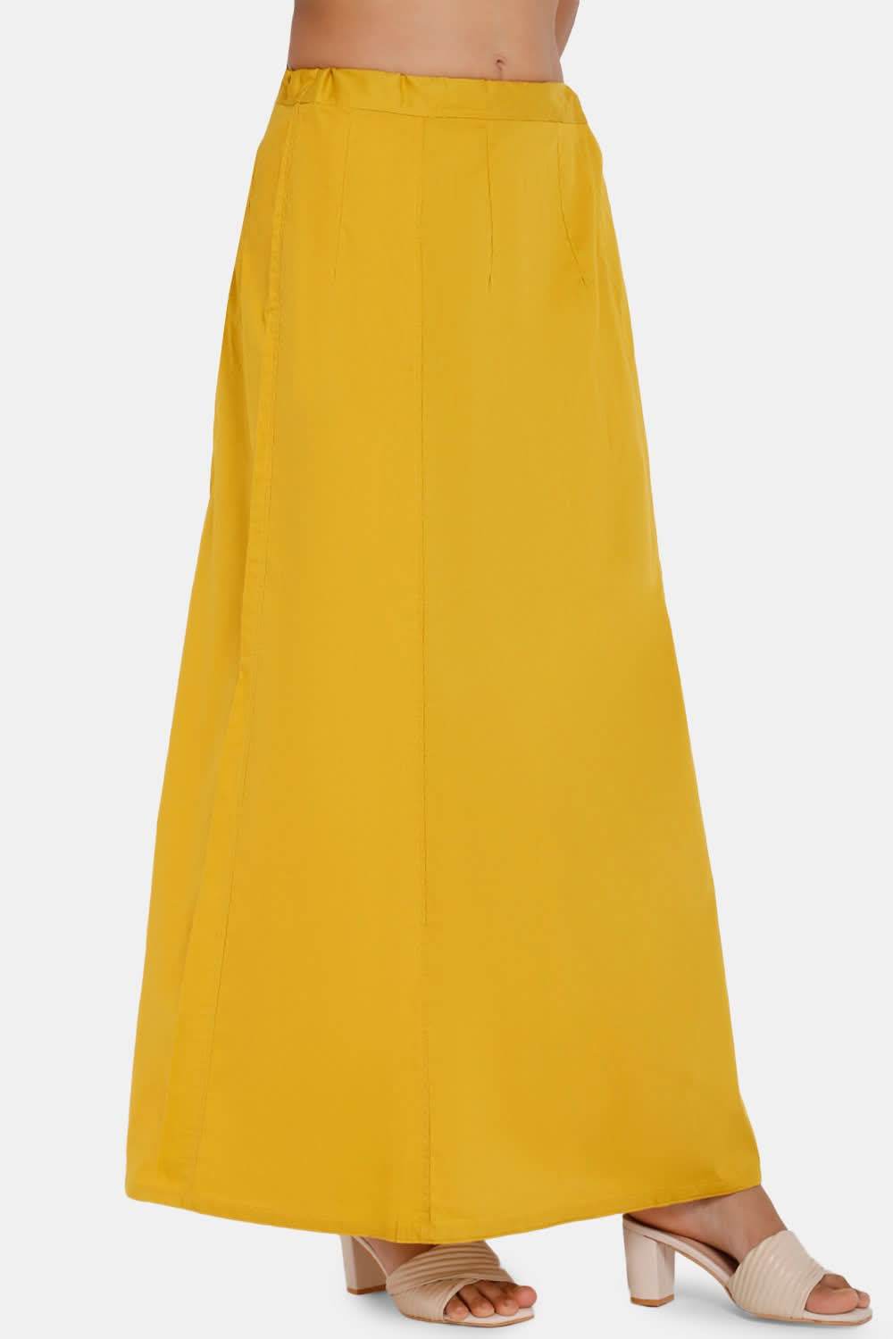 Premium 100% Cotton Saree Inskirt in Popular Colors | Naidu 7-Part Saree Hall Petticoat HC40 - Naidu Hall Family Store