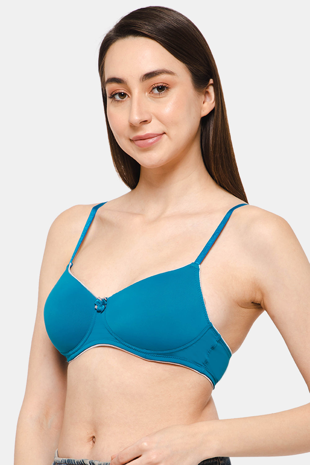 Cotton Padded Blue Soft Cloth Bra Inner Wear, Size: 32B at Rs 70/piece in  Delhi
