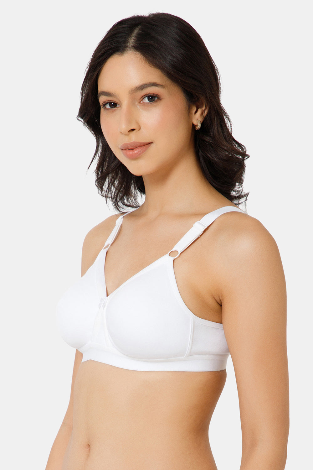 High Coverage Broad Strap Non-Wired Non-Padded All-Rounder Intimacy Everyday T-Shirt Bra - EC05