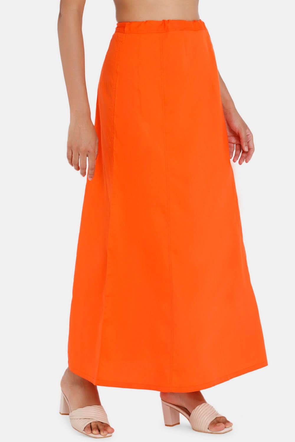 Premium 100% Cotton Saree Inskirt in Popular Colors | Naidu 7-Part Saree Hall Petticoat HC40 - Naidu Hall Family Store