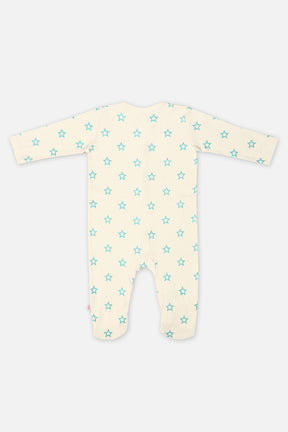 Oh Baby Body Suit Front Open White-B202