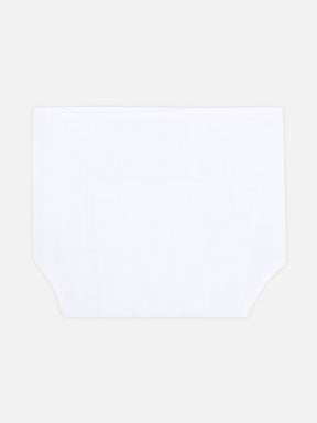 Oh Baby Plain Round Nappies White - Rdpl