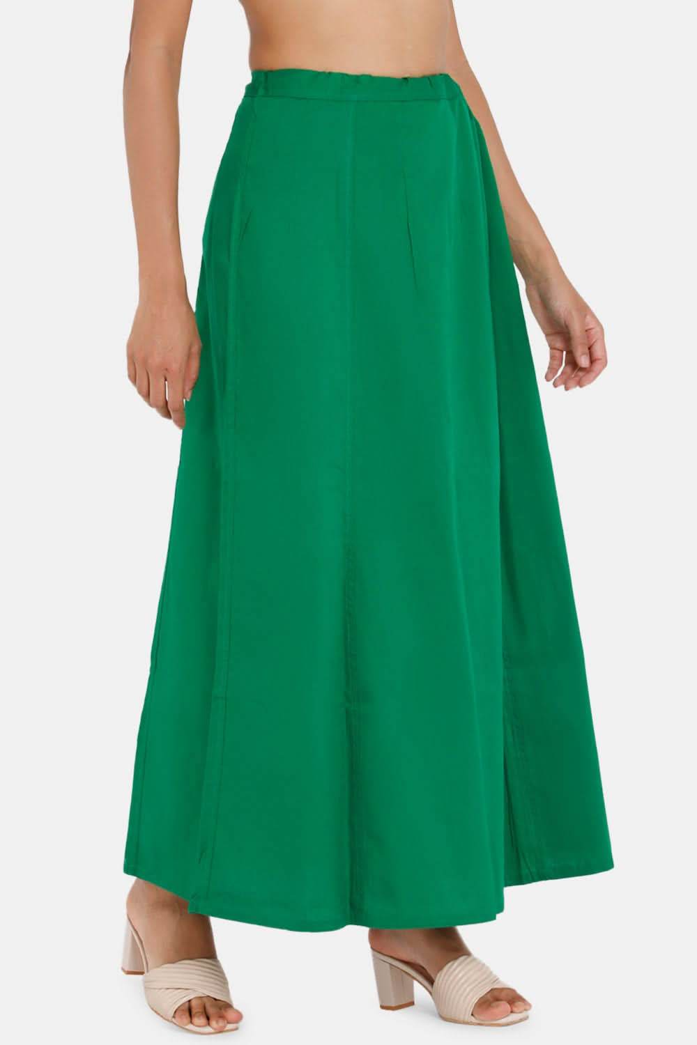 Premium 100% Cotton Saree Inskirt in Popular Colors | Naidu 7-Part Saree Hall Petticoat HC40 - Naidu Hall Family Store