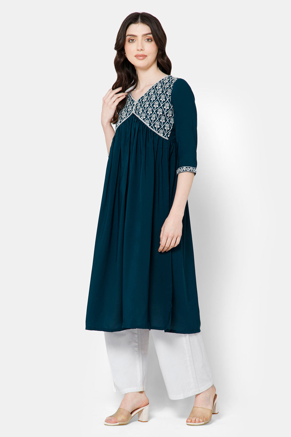 Buy NACNO Women's Pure Cotton Front Open Sleepwear Nighty/Maxi/Nightgown  cotton Night Gown nightwear nighty Online at Best Prices in India - JioMart.