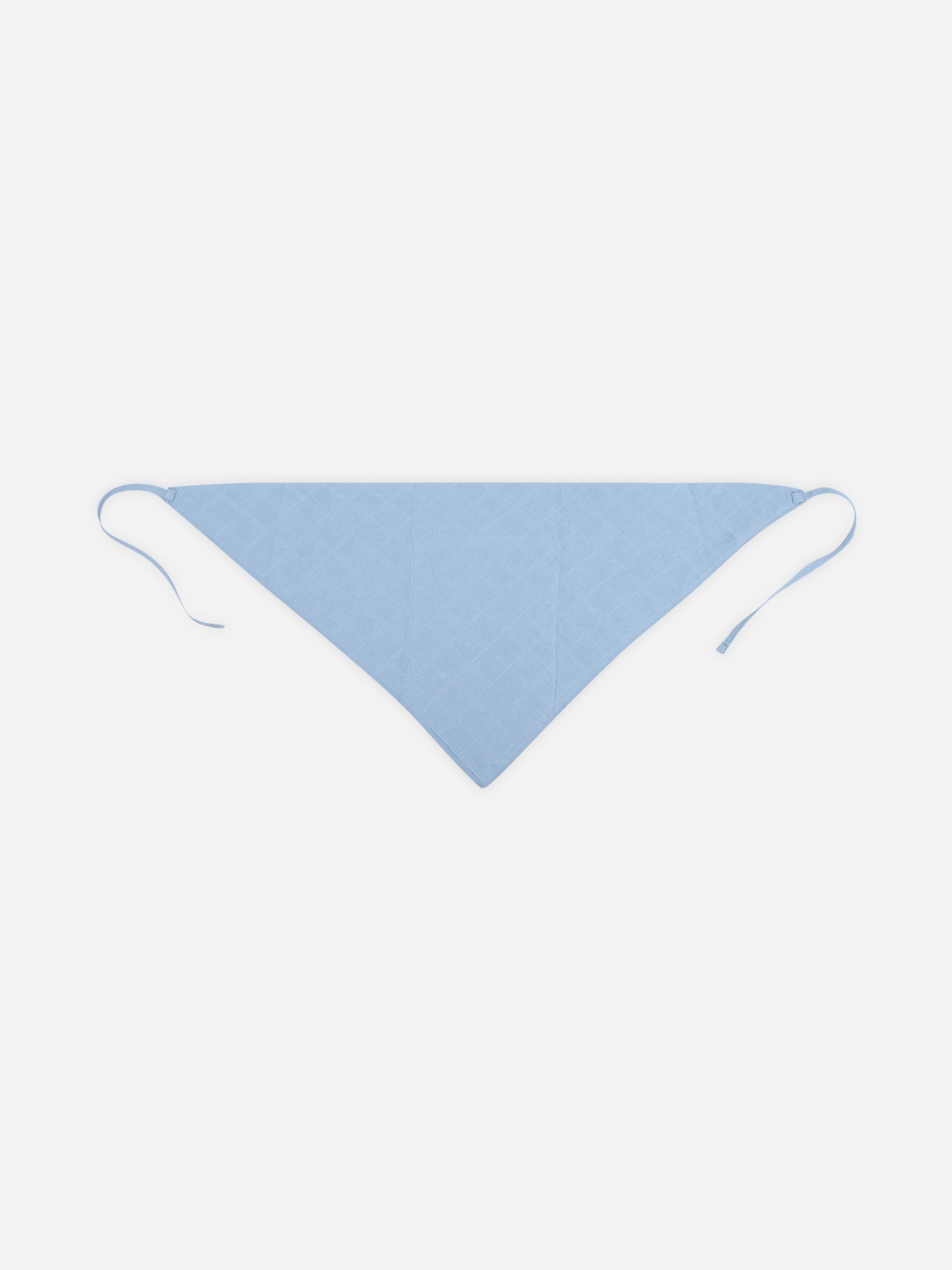 Oh Baby Plain Triangle Nappies Blue - Trpl