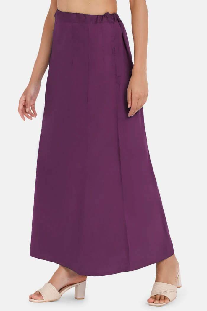 Premium 100% Cotton Saree Inskirt in Popular Colors | Naidu 7-Part Saree Hall Petticoat HC40 - Naidu Hall Family Store