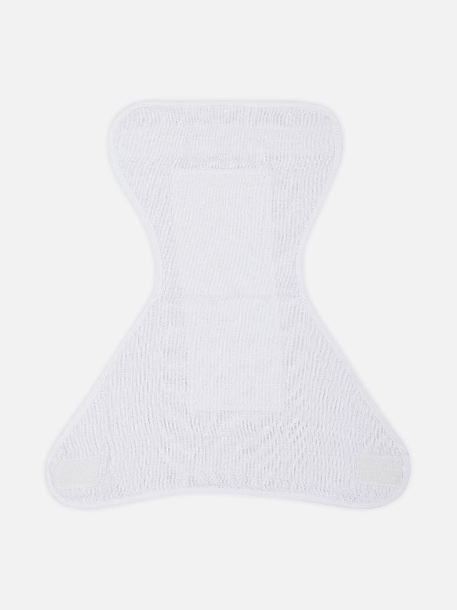 Oh Baby Plain Velcro Nappies White - Ltpl