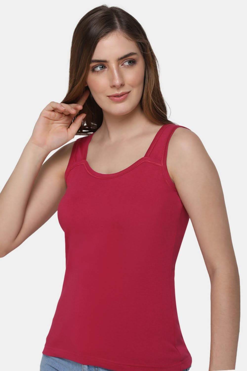 Full Coverage Sweat Absorbent Intimacy Cotton Tanktop - IN07 - Naidu Hall Family Store