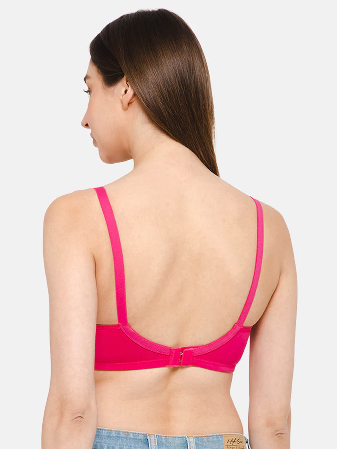 High Coverage Intimacy Nursing Bra - Maternity Bra - Feeding Bra - Fuchsia - FB07 - Flat Rs. 80