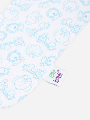 Oh Baby Printed Absorbent Blue Print - Plct