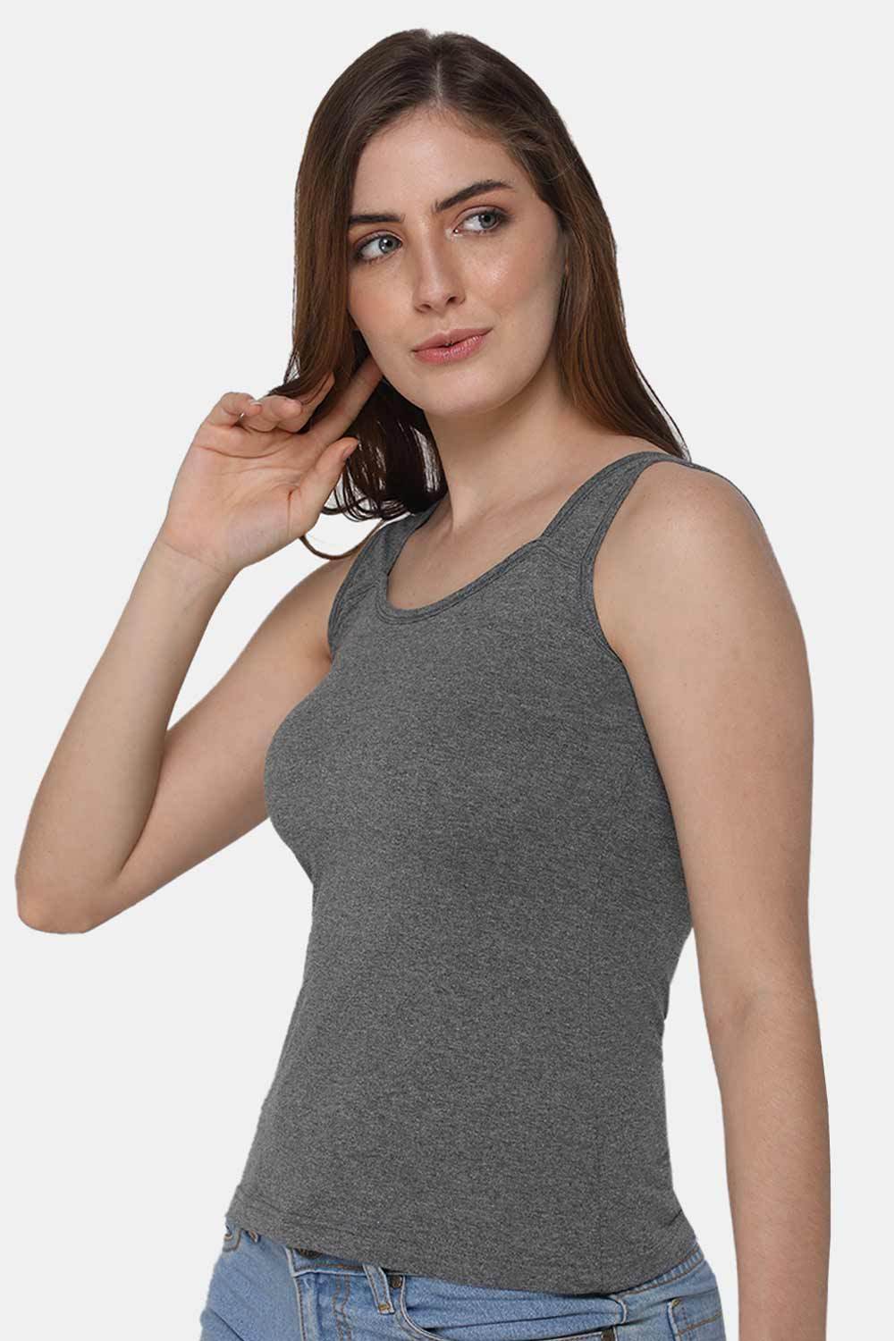 Full Coverage Sweat Absorbent Intimacy Cotton Tanktop - IN07 - Naidu Hall Family Store