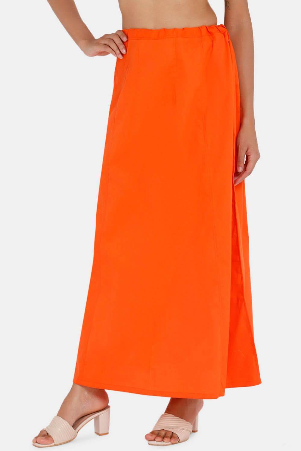 Premium 100% Cotton Saree Inskirt in Popular Colors | Naidu 7-Part Saree Hall Petticoat HC40 - Naidu Hall Family Store