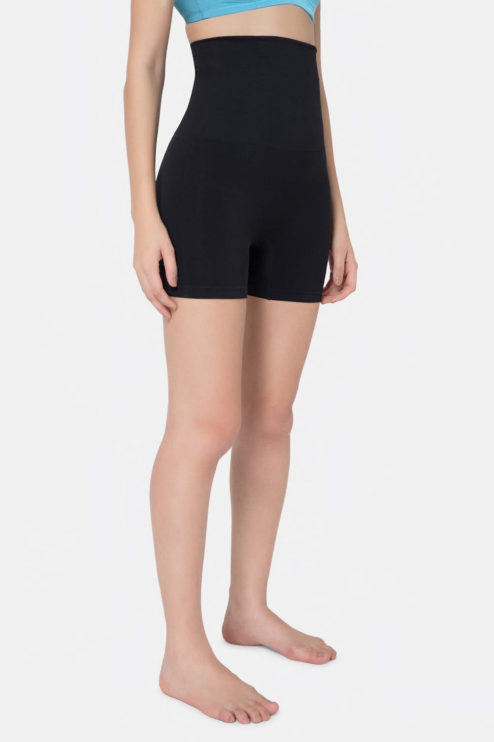 Intimacy Assorted Ultra Stretch High‑Waist Shaping Shorts | Tummy Control – Black ZH01
