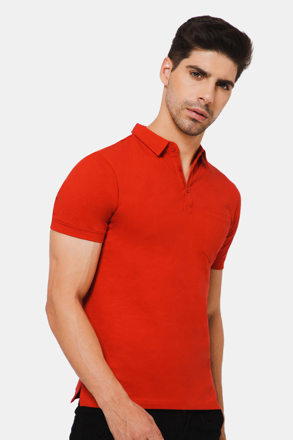 Enhance Polo Tshirt - Red - S421
