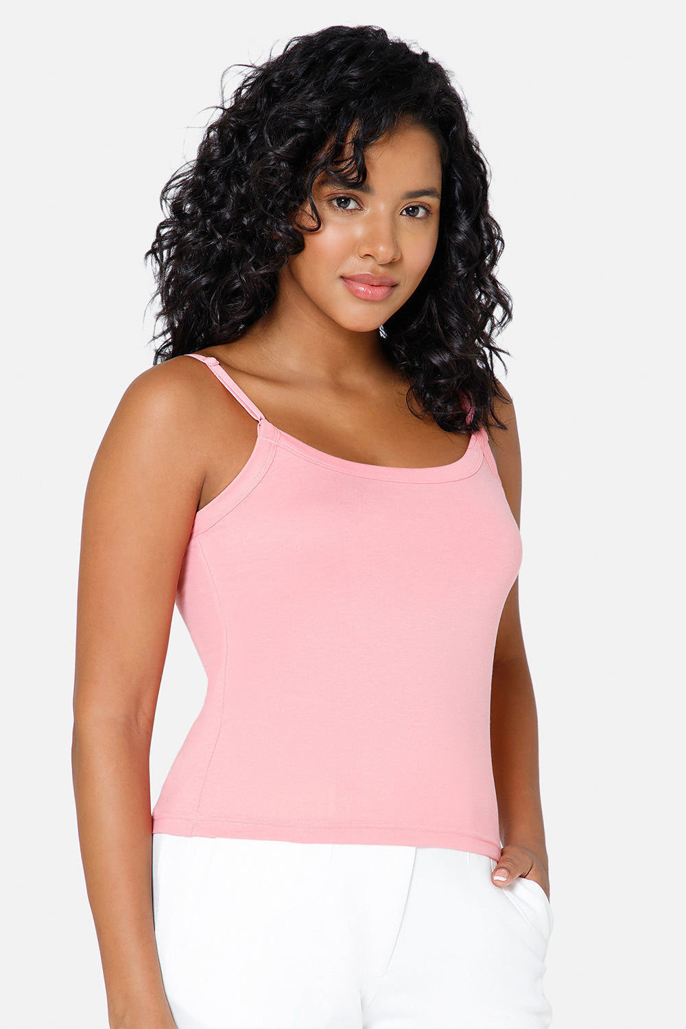 Intimacy Cotton Slip Camisole – IN05 | Wire-Free, Seamless & Adjustable