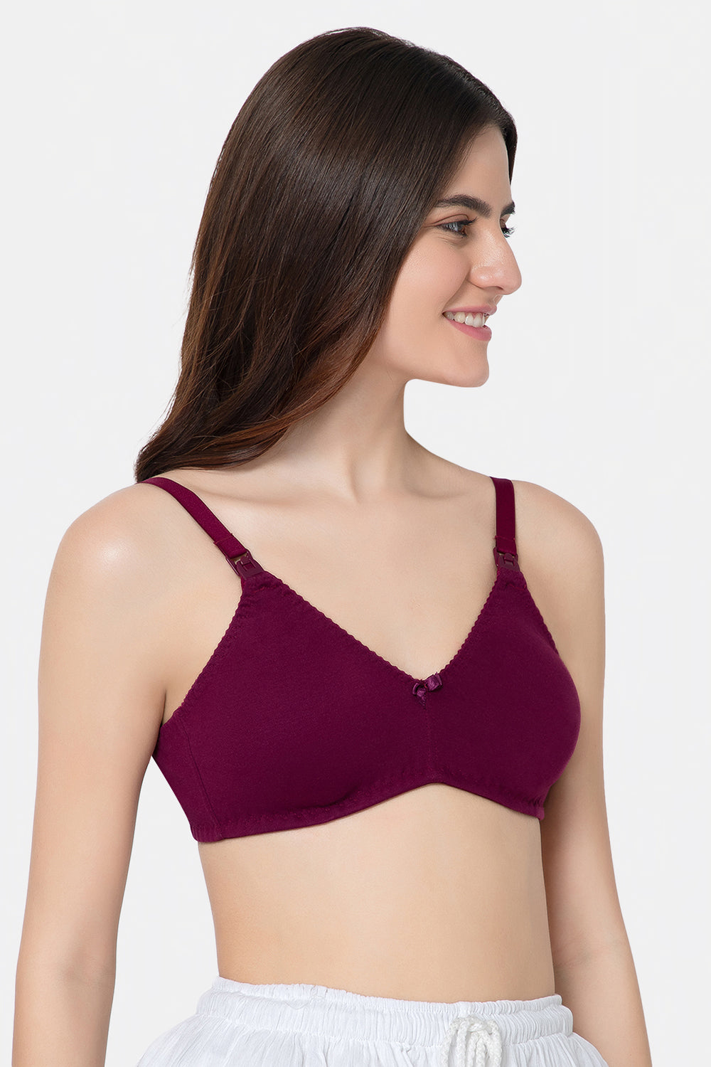 Medium Coverage Non-Wired Non-Padded Intimacy Feeding Bra - Nursing Bra - INT21