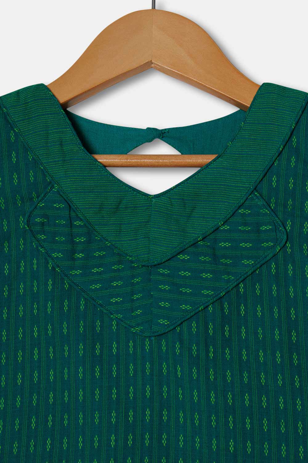 Chittythalli Girls Ethnic Wear Pavadai Set Cotton  Regular Fit  - Green  - PS60