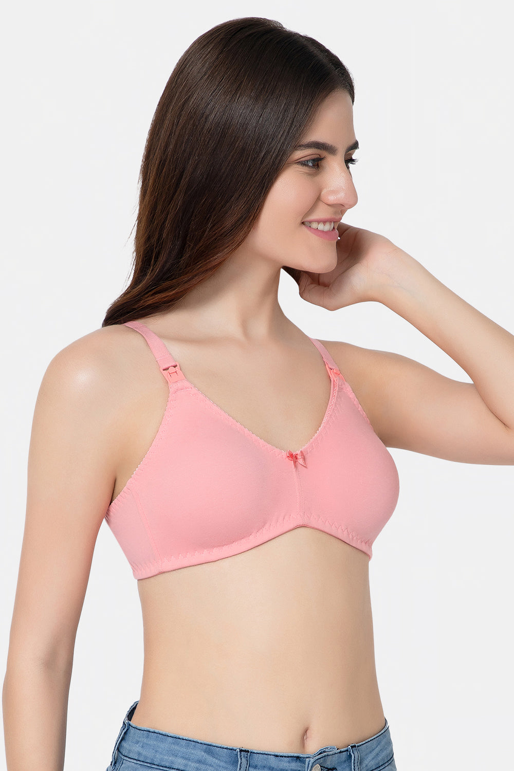 Medium Coverage Non-Wired Non-Padded Intimacy Feeding Bra - Nursing Bra - INT21