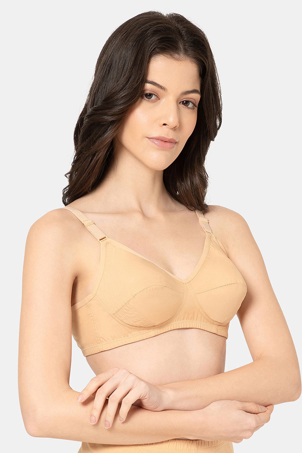 Naidu hall Cotton Bra for Women – Non-Wired Full Coverage Everyday Bra for Sarees  - ES2W