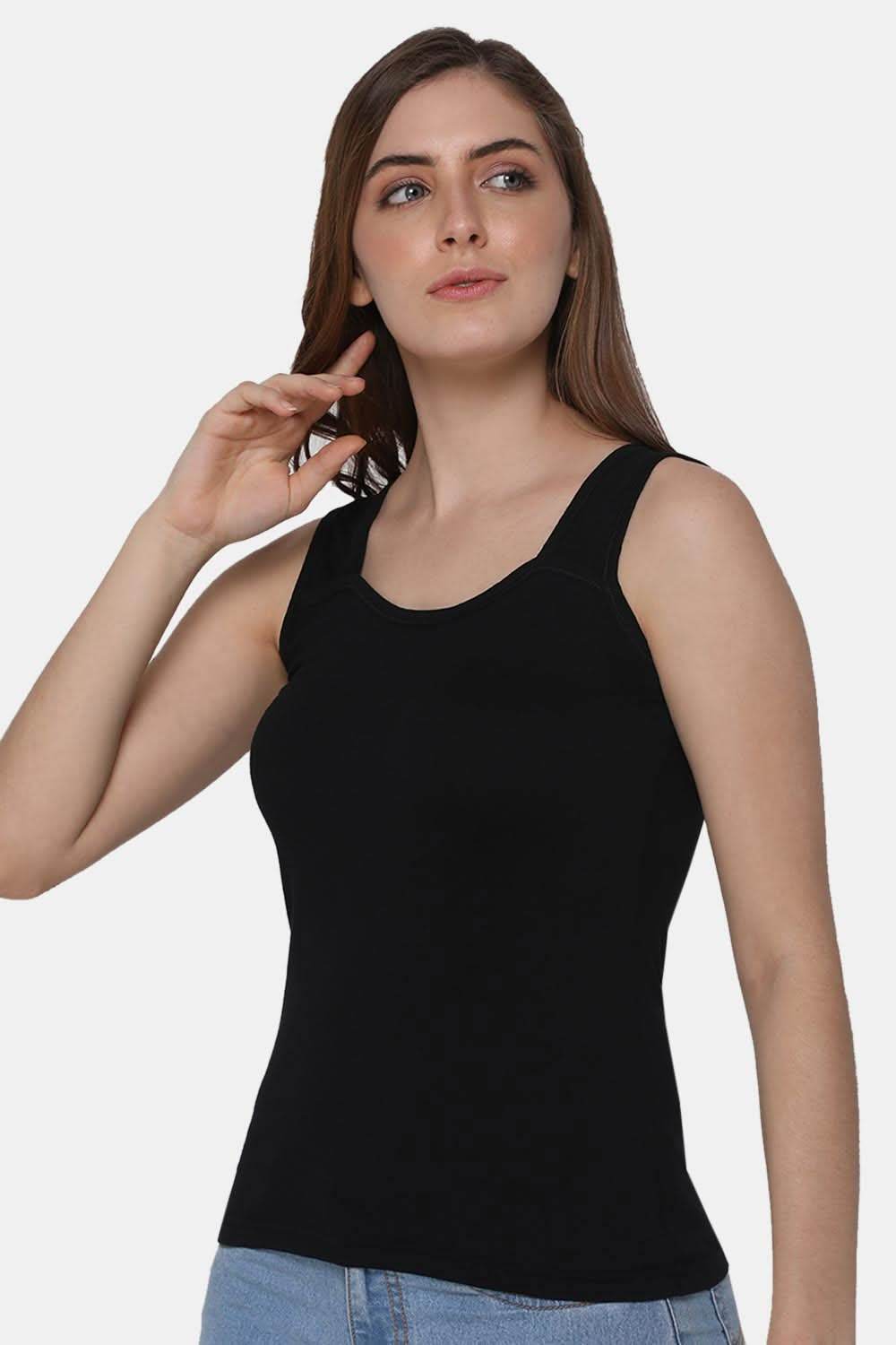 Full Coverage Sweat Absorbent Intimacy Cotton Tanktop - IN07 - Naidu Hall Family Store