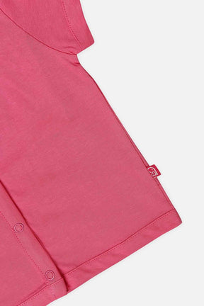Oh Baby T Shirts Front Open Pink-Ts14