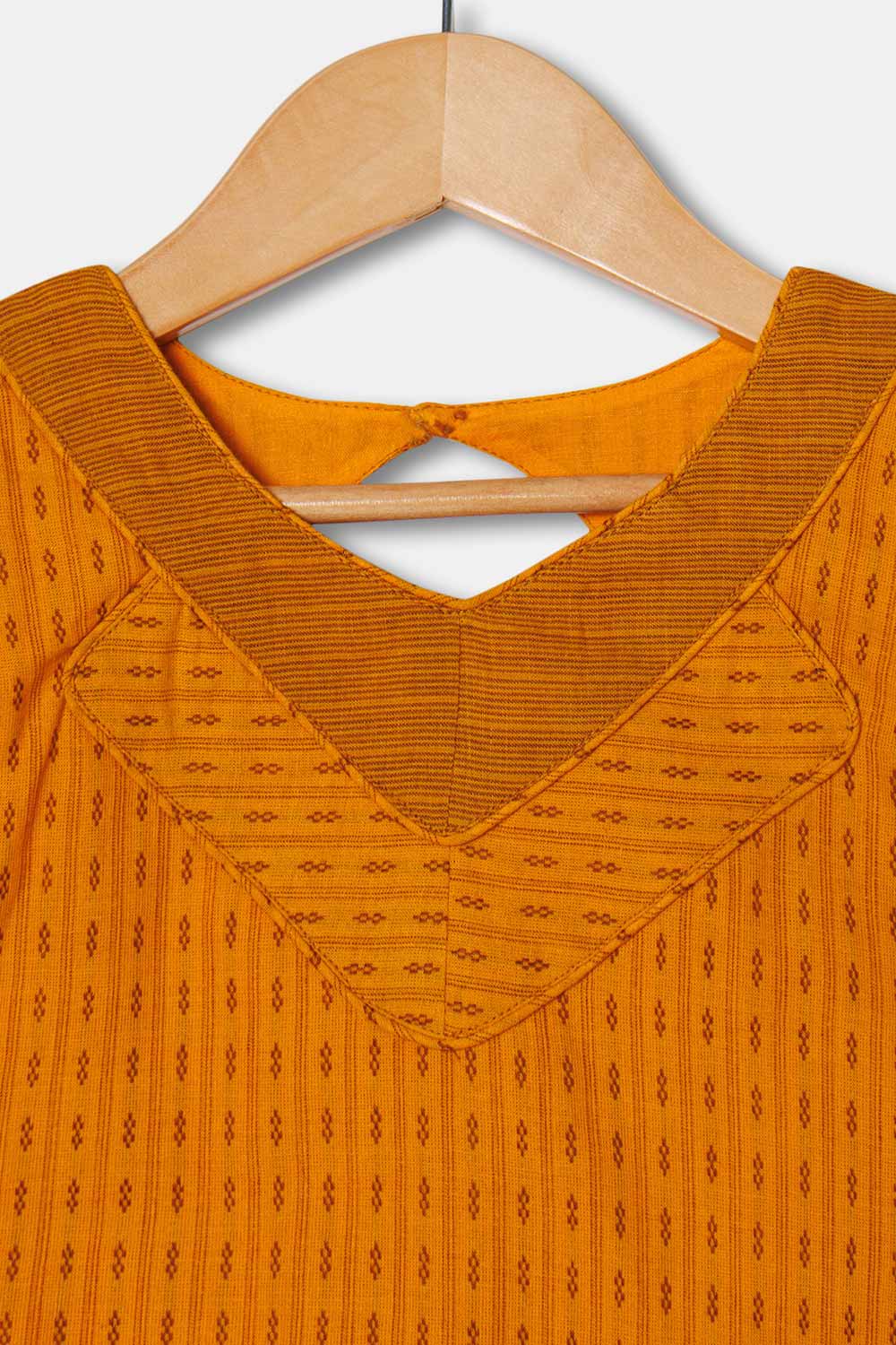 Chittythalli Girls Ethnic Wear Pavadai Set Cotton  Regular Fit  - Yellow  - PS60