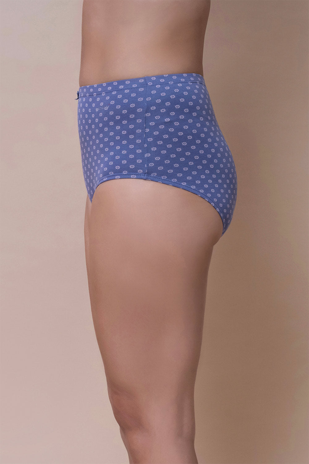 Amante Women's Cotton Hipster Panties Pack of 3 – Mid Rise Soft Stretch Breathable Everyday Underwear with Full Back Coverage - PPK43105