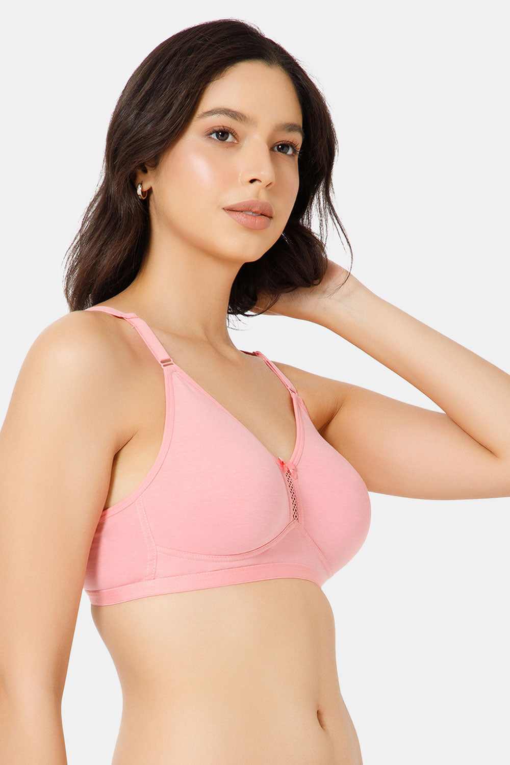 Naidu Hall High Coverage Everyday T-Shirt Bra-Light Pink