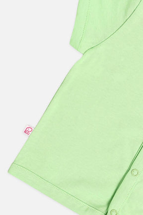 Oh Baby T Shirts Front Open Green-Ts30