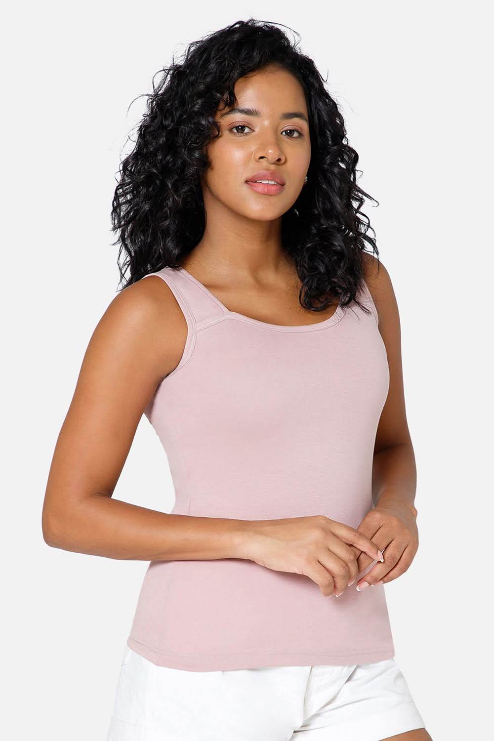 Full Coverage Sweat Absorbent Intimacy Cotton Tanktop - IN07 - Naidu Hall Family Store
