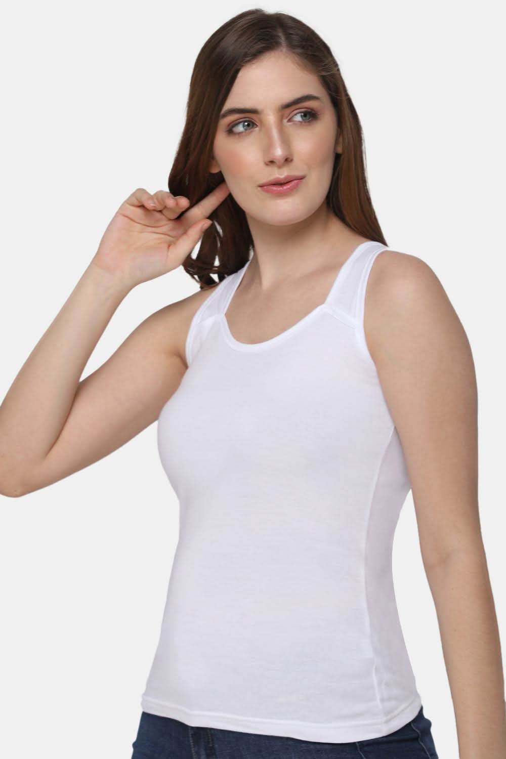 Full Coverage Sweat Absorbent Intimacy Cotton Tanktop - IN07 - Naidu Hall Family Store