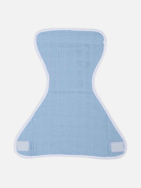 Oh Baby Plain Velcro Nappies Blue - Ltpl