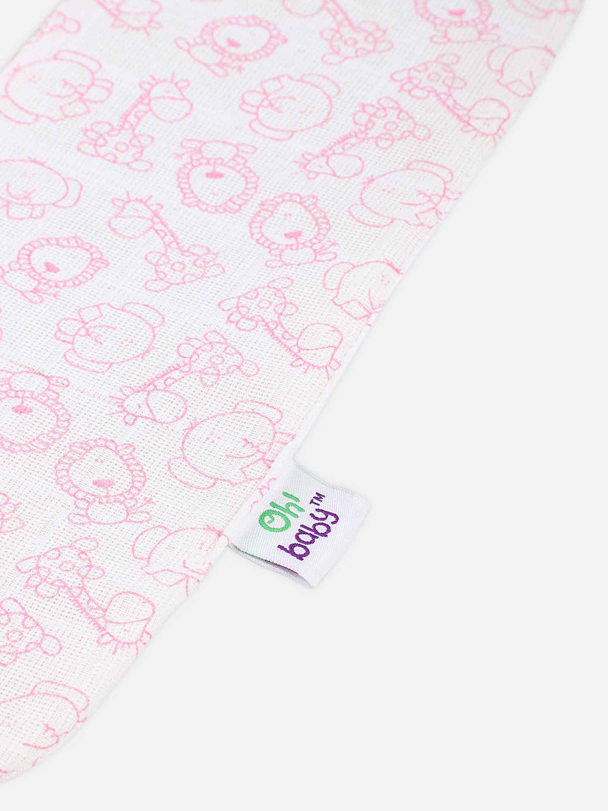 Oh Baby Printed Absorbent Pink Print - Plct