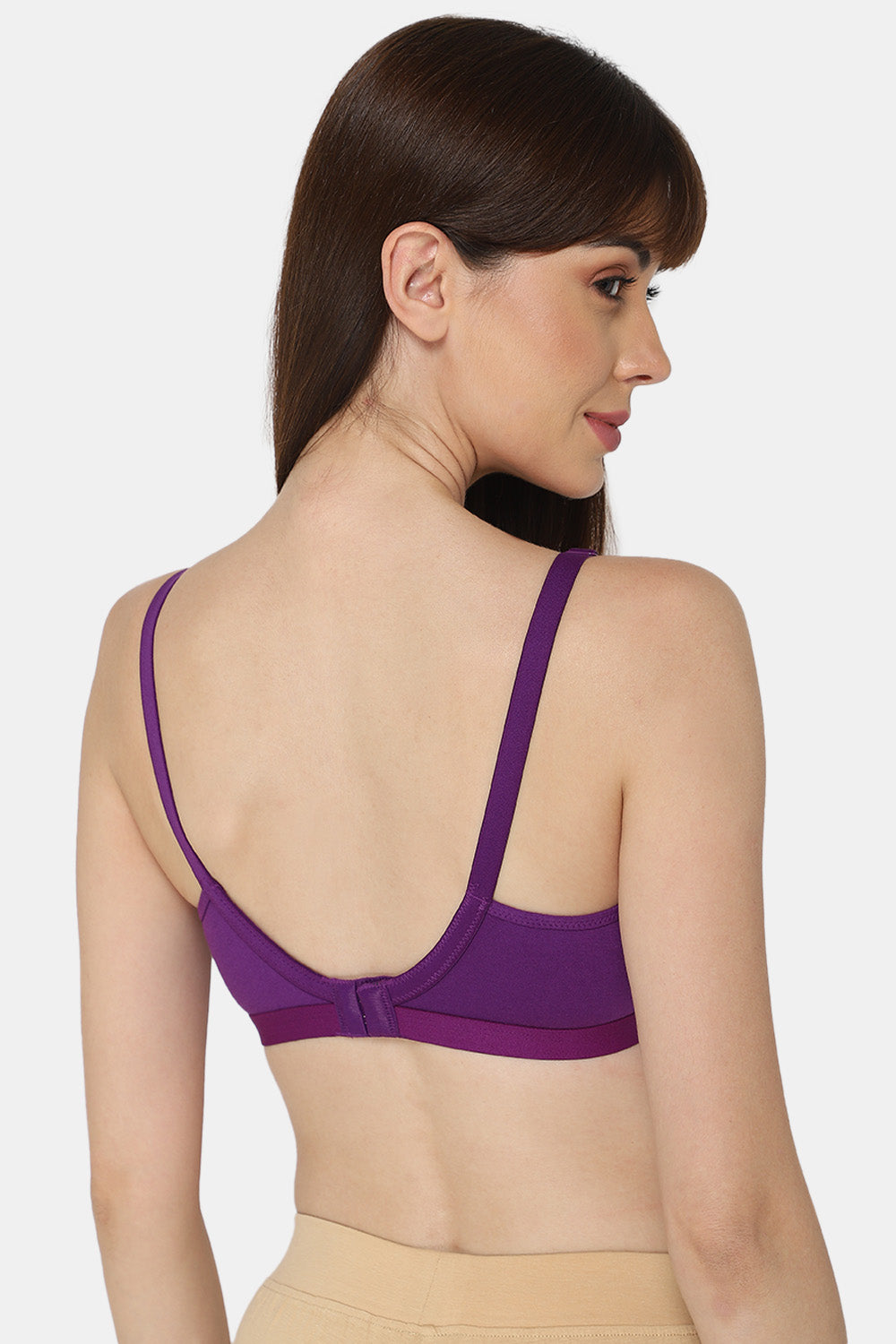 High Coverage Non-Wired Non-Padded Wide & Adjustable Strap Intimacy Saree Bra - INT01