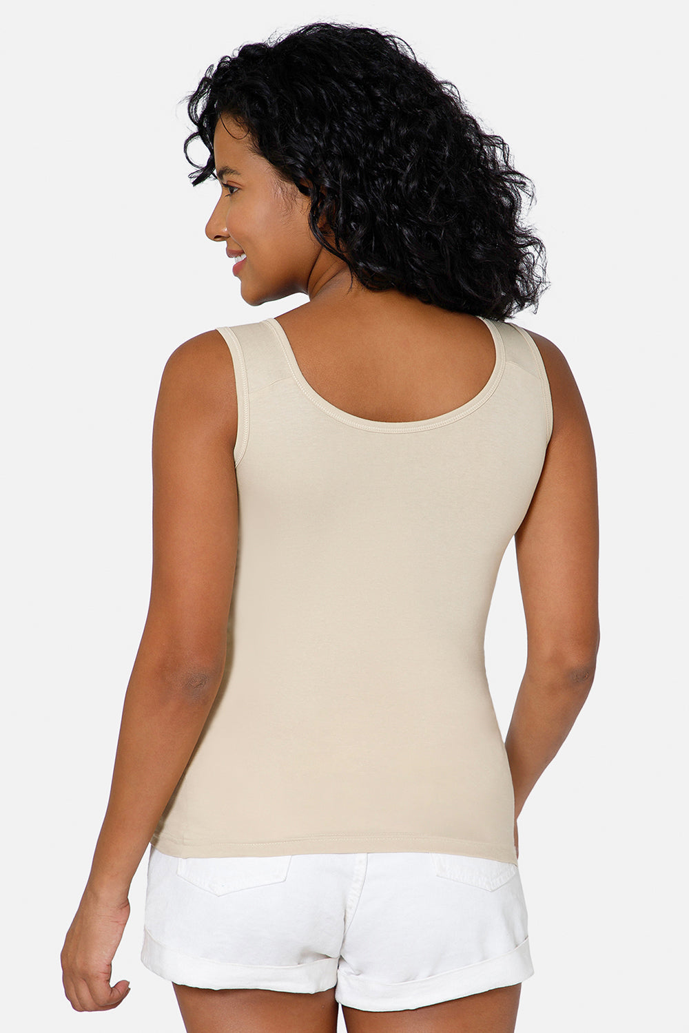 Full Coverage Sweat Absorbent Intimacy Cotton Tanktop - IN07