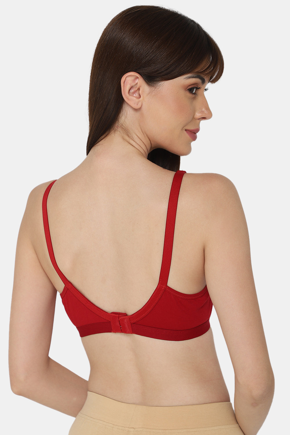 High Coverage Non-Wired Non-Padded Wide & Adjustable Strap Intimacy Saree Bra - INT01